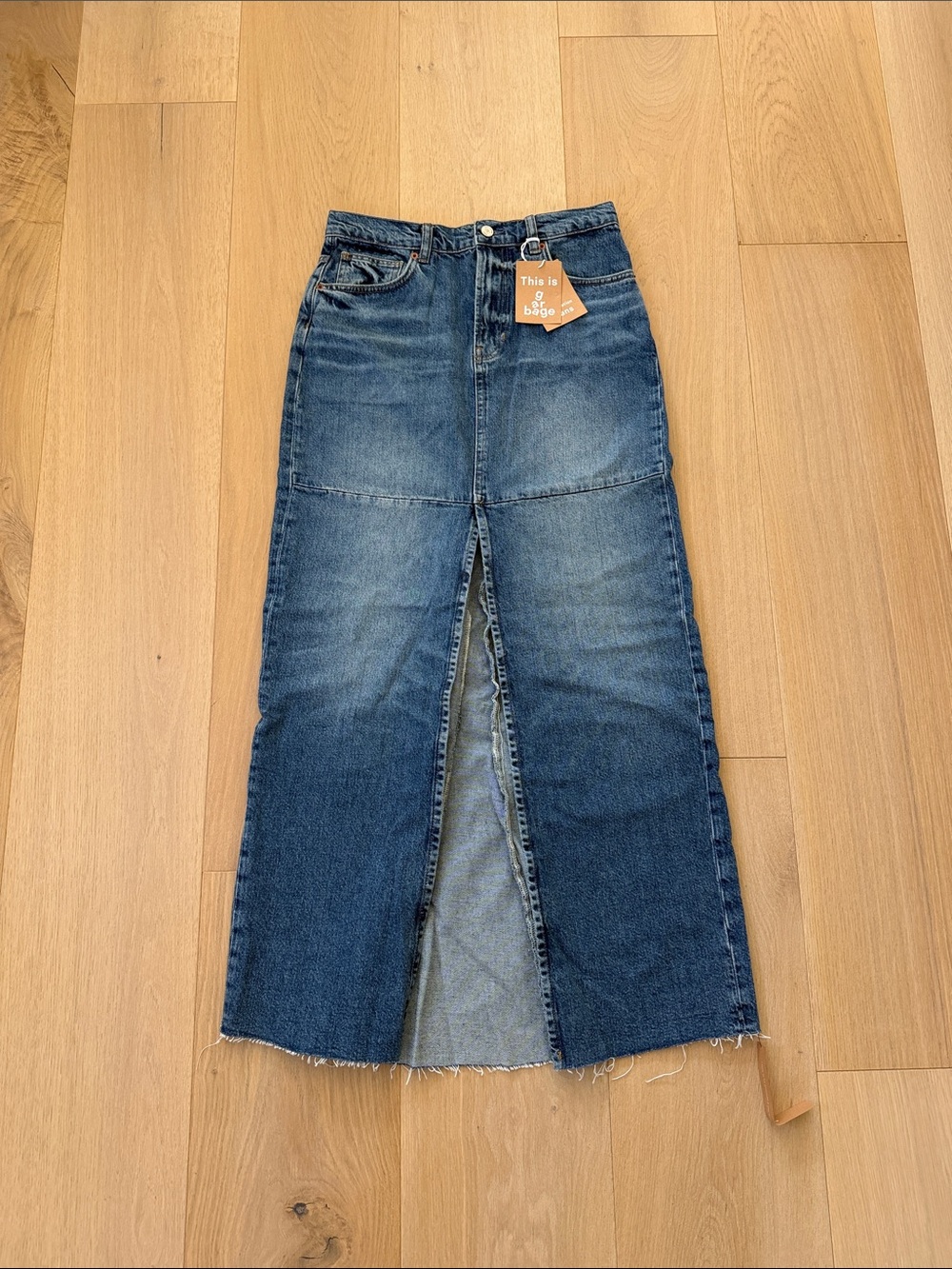 Reformation Tazz Maxi Denim Skirt